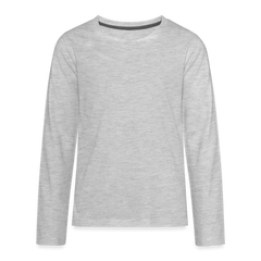 Kids' Premium Long Sleeve T-Shirt - heather gray