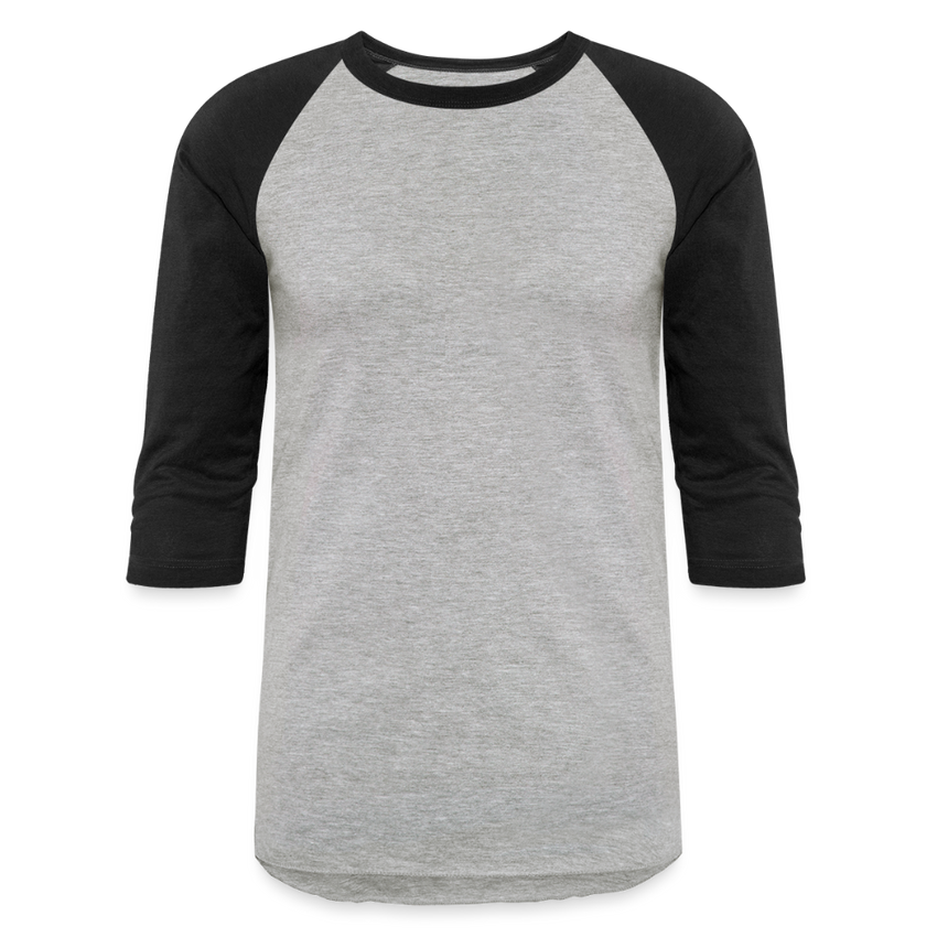 Baseball T-Shirt - heather gray/black
