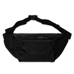 Large Crossbody Hip Bag - black