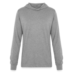 Unisex Long Sleeve Hoodie Shirt - heather grey