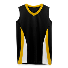 Augusta Girls' Tornado Jersey - black/gold/white