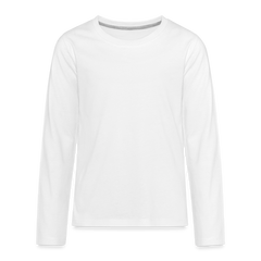 Kids' Premium Long Sleeve T-Shirt - white