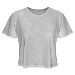 Women's Cropped T-Shirt - heather gray