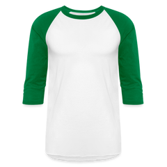 Baseball T-Shirt - white/kelly green