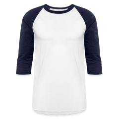 Baseball T-Shirt - white/navy