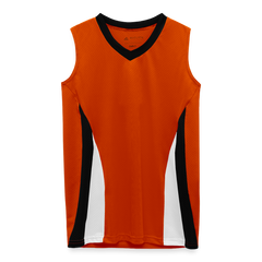 Augusta Girls' Tornado Jersey - orange/black/white