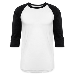 Baseball T-Shirt - white/black