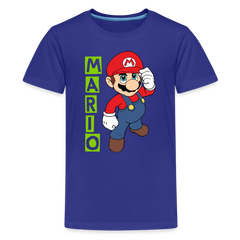 Kids' Premium T-Shirt-mario - royal blue