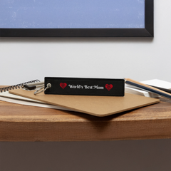 Jet Tag Keychain - black