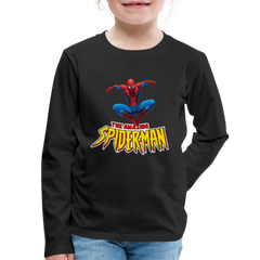Kids' Premium Long Sleeve T-Shirt - black