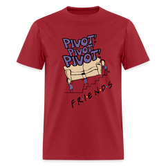 Men's T-Shirt | FRIENDS - dark red