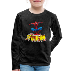 Kids' Premium Long Sleeve T-Shirt - charcoal grey