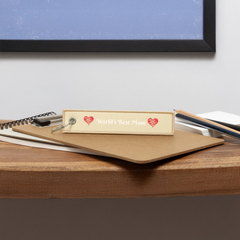 Jet Tag Keychain - creme