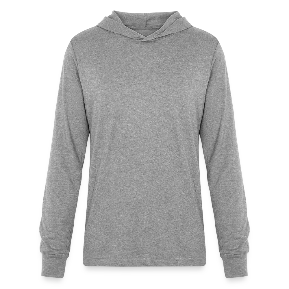 Unisex Long Sleeve Hoodie Shirt - heather grey