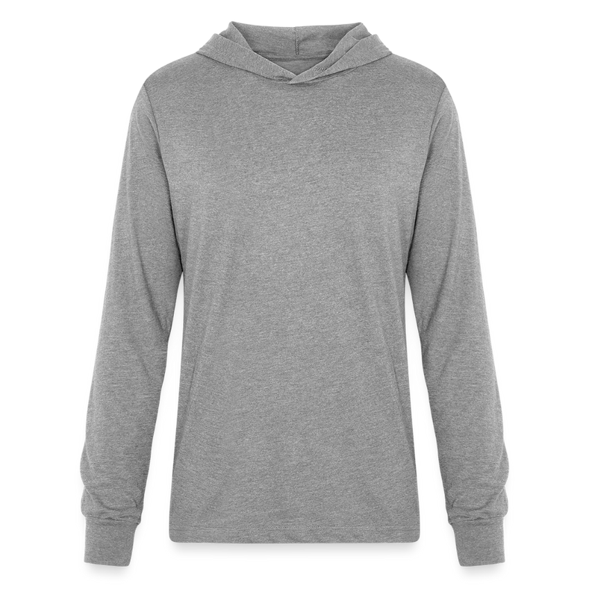 Unisex Long Sleeve Hoodie Shirt - heather grey