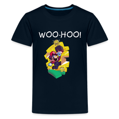 Kids' Premium T-Shirt- Mario - deep navy
