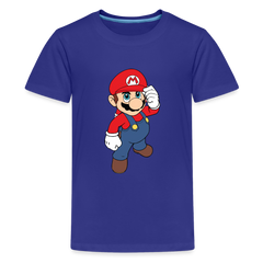 Kids' Premium T-Shirt-mario - royal blue