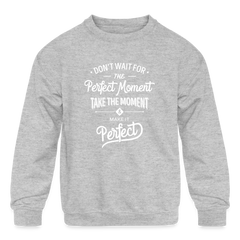 Kids' Crewneck Sweatshirt - heather gray