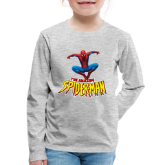 Kids' Premium Long Sleeve T-Shirt - heather gray