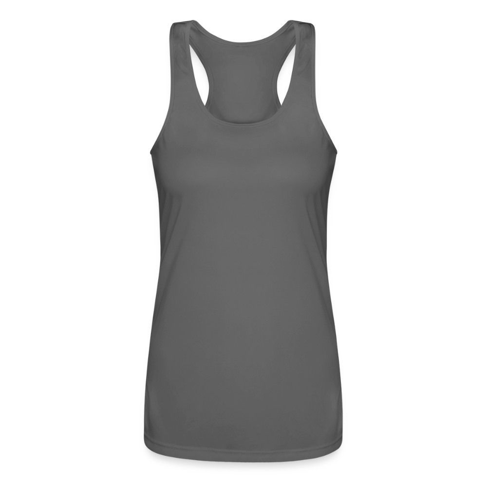 Women’s Performance Racerback Tank Top - charcoal