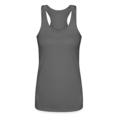 Women’s Performance Racerback Tank Top - charcoal