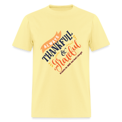 Men's T-Shirt | GRATITUDE - cornsilk