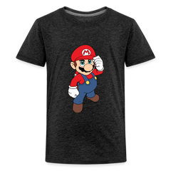 Kids' Premium T-Shirt-mario - charcoal grey