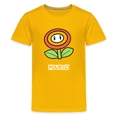 Kids' Premium T-Shirt- mario - sun yellow