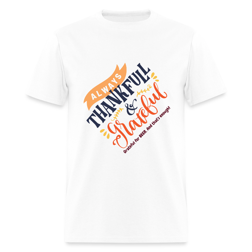 Men's T-Shirt | GRATITUDE - white