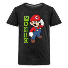 Kids' Premium T-Shirt-mario - charcoal grey