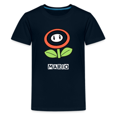 Kids' Premium T-Shirt- mario - deep navy
