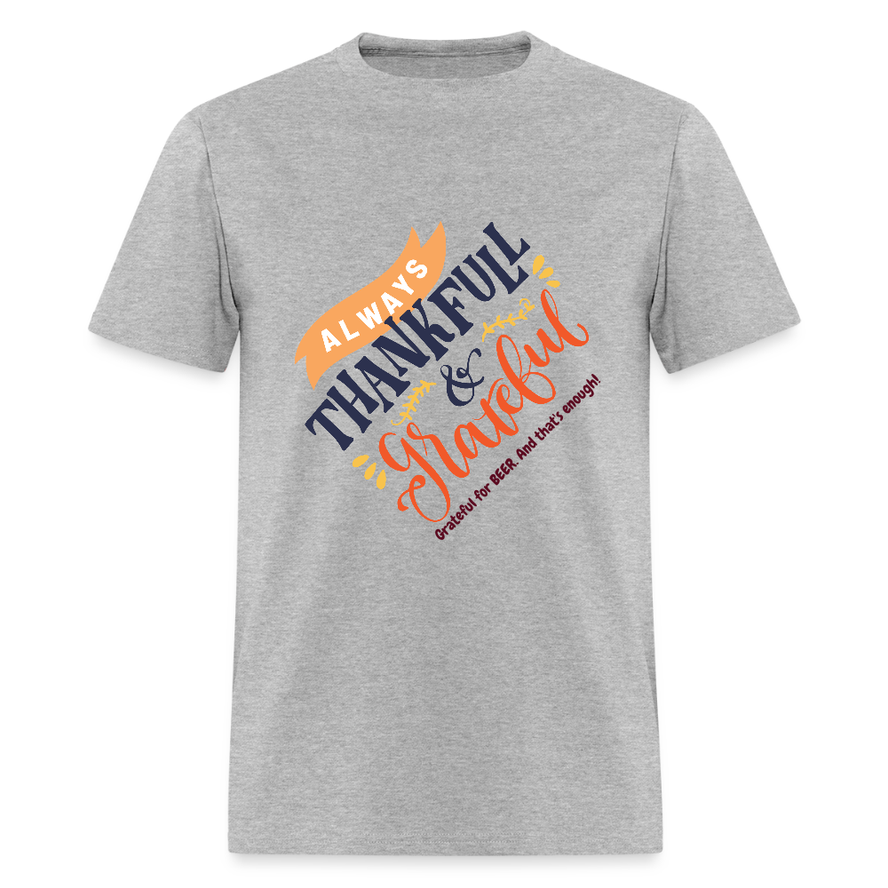 Men's T-Shirt | GRATITUDE - heather gray