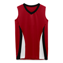 Augusta Girls' Tornado Jersey - red/black/white