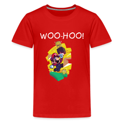 Kids' Premium T-Shirt- Mario - red