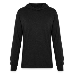 Unisex Long Sleeve Hoodie Shirt - heather black