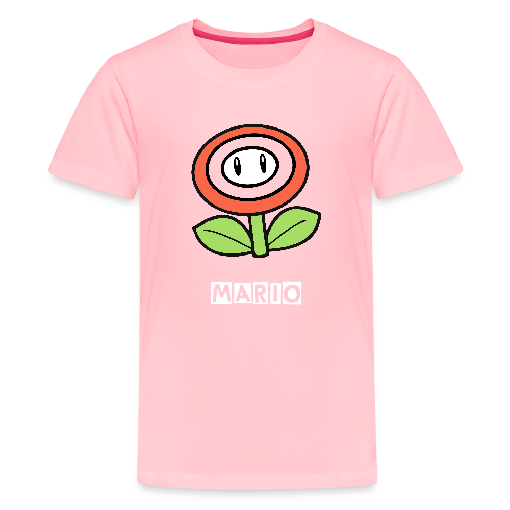 Kids' Premium T-Shirt- mario - pink