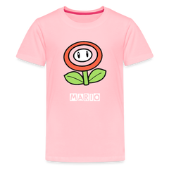 Kids' Premium T-Shirt- mario - pink