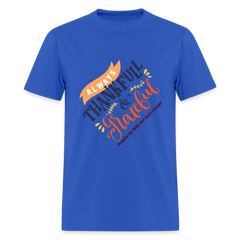 Men's T-Shirt | GRATITUDE - royal blue