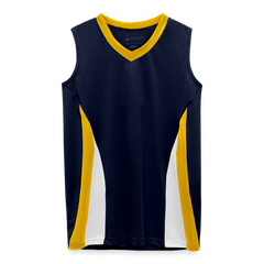Augusta Girls' Tornado Jersey - navy/gold/white