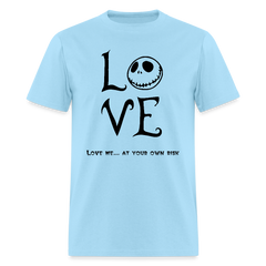 Men's T-Shirt | LOVE - powder blue