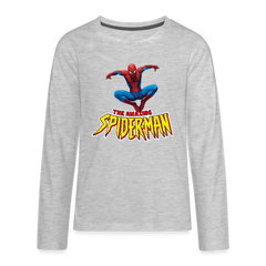 Kids' Premium Long Sleeve T-Shirt - heather gray