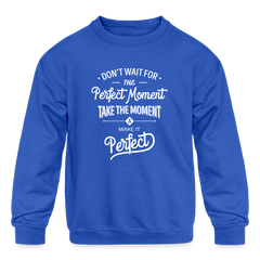 Kids' Crewneck Sweatshirt - royal blue