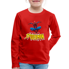 Kids' Premium Long Sleeve T-Shirt - red