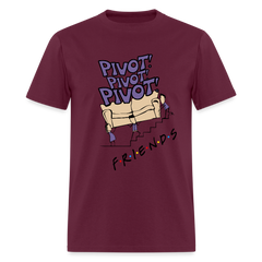 Men's T-Shirt | FRIENDS - burgundy