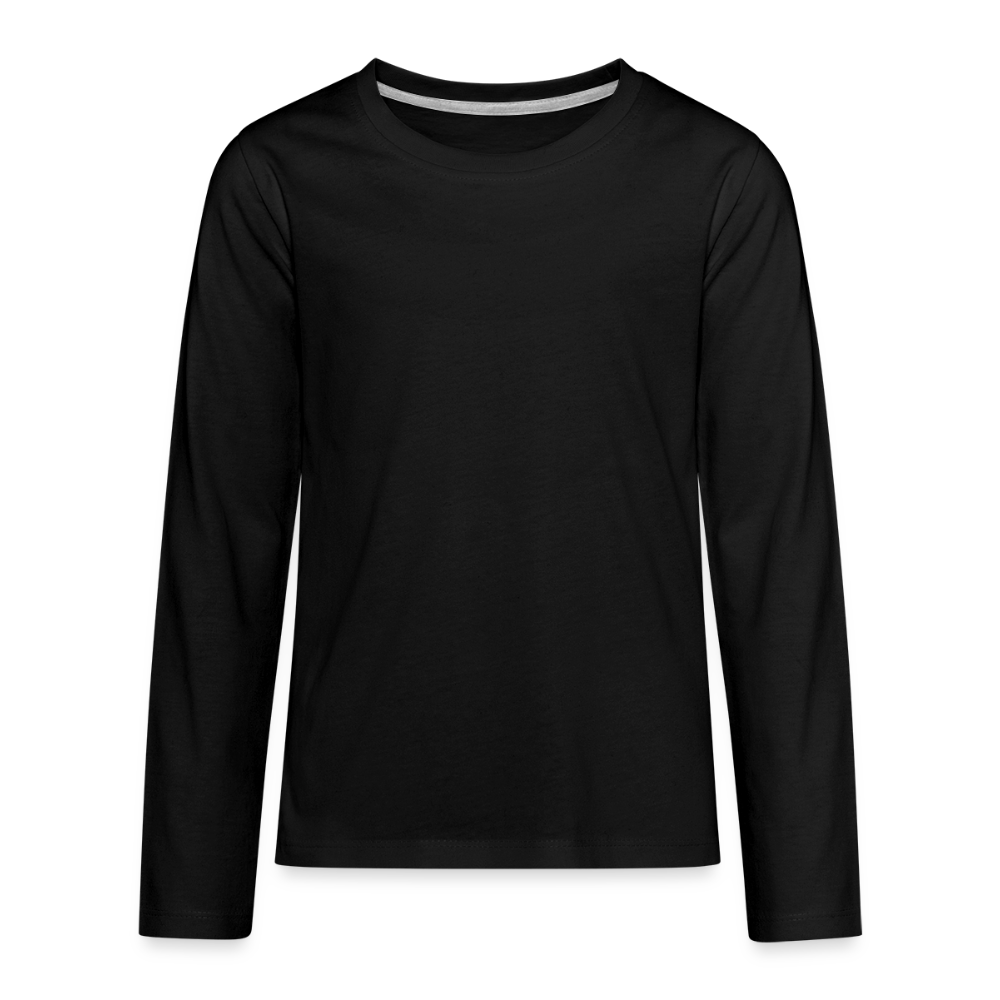 Kids' Premium Long Sleeve T-Shirt - black