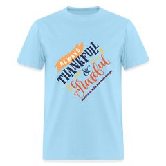 Men's T-Shirt | GRATITUDE - powder blue