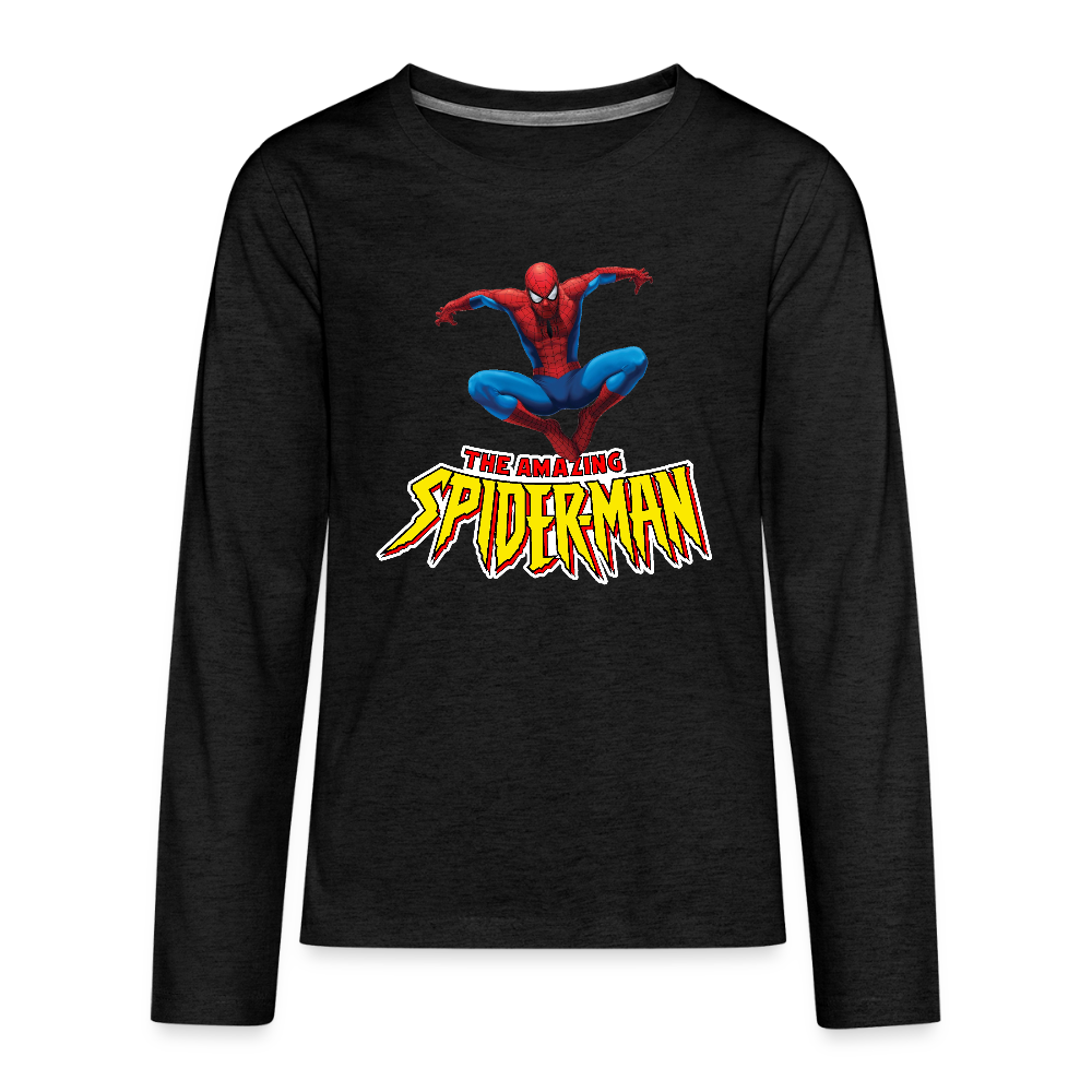 Kids' Premium Long Sleeve T-Shirt - charcoal grey